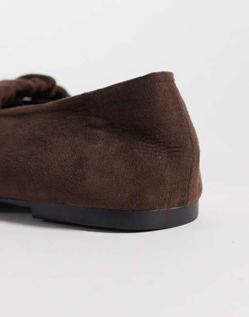 Cotton On Brooklyn mary jane ballet pump in brown, 4 of 4