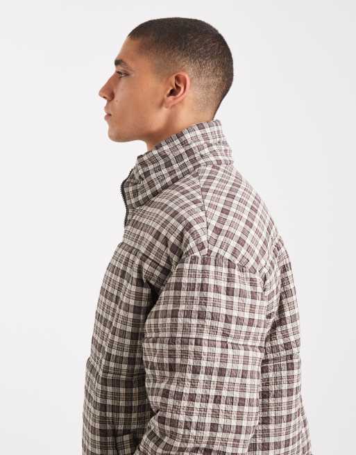 Cotton On – Brunrutig pufferjacka i kort design, 4 av 5