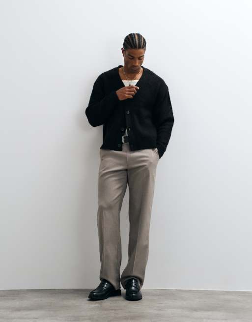 Cotton On button down boxy cardigan in black, 4 of 5