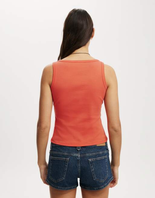 Cotton On Button through tank in pink, 4 of 4
