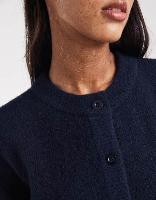 Cotton On button up cardigan in steeley blue wash, 2 of 4