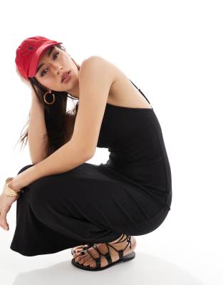 Cotton:on Cotton On Byron Low Back Maxi Dress In Black