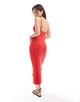 Cotton:on Cotton On Byron Low Back Maxi Dress In Red