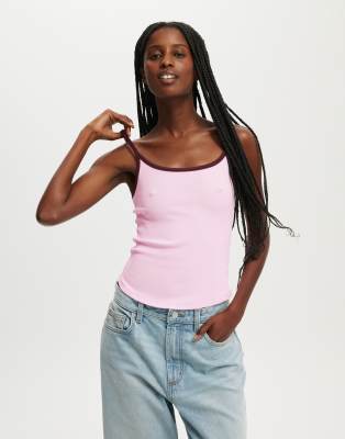 Cotton:On Cotton On Byron scoop cami in basil green