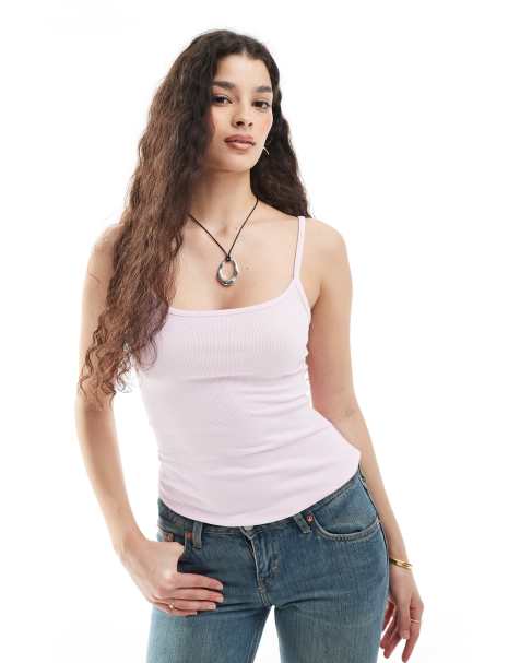 Cotton  On Byron scoop cami in pink  - view 1