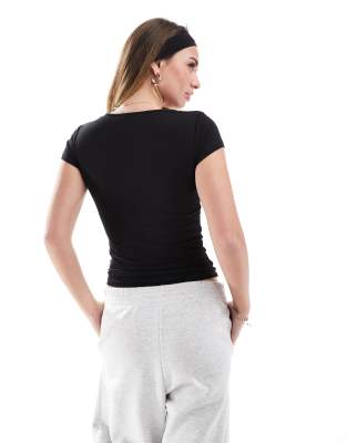 COTTON:ON COTTON ON BYRON SQUARE NECK SHORT SLEEVE TOP 