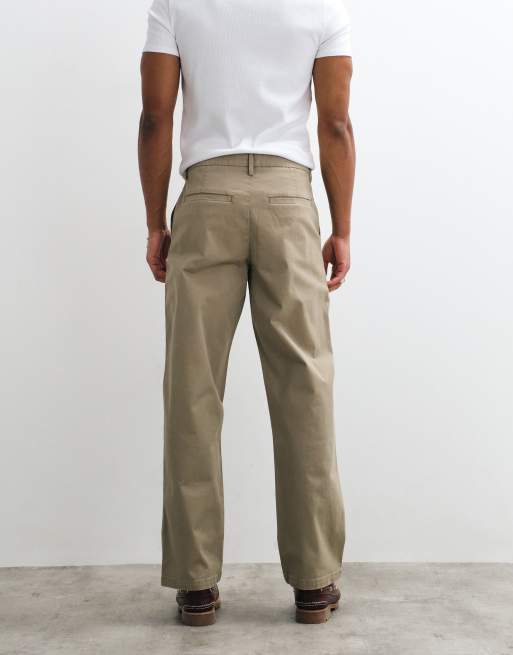 Cotton On – Camelowe luźne chinosy, 5 z 5