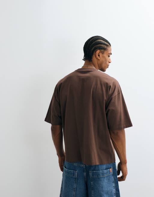 Cotton On - Camiseta corta marrón expreso, 5 de 5