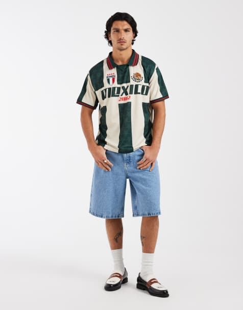 Cotton On - Camiseta deportiva a rayas verdes y blancas de punto liso - view 1