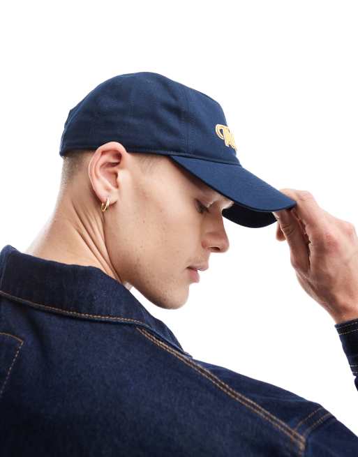 Cotton On cap with Tribeca embroidery in navy | ASOS