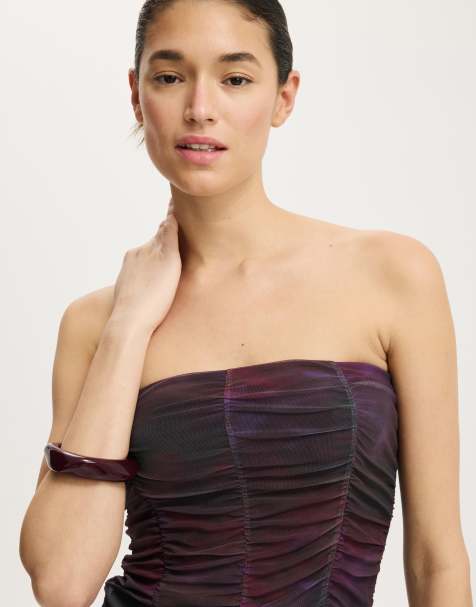 Cotton On Cara corset bandeau in multi - view 1