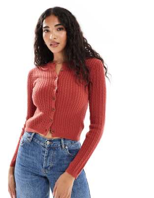 Cotton On Cardigan In Red