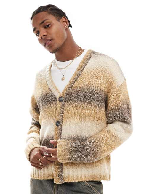 Cotton On - Cardigan squadrato in maglia color latte sfumato, 2 di 4
