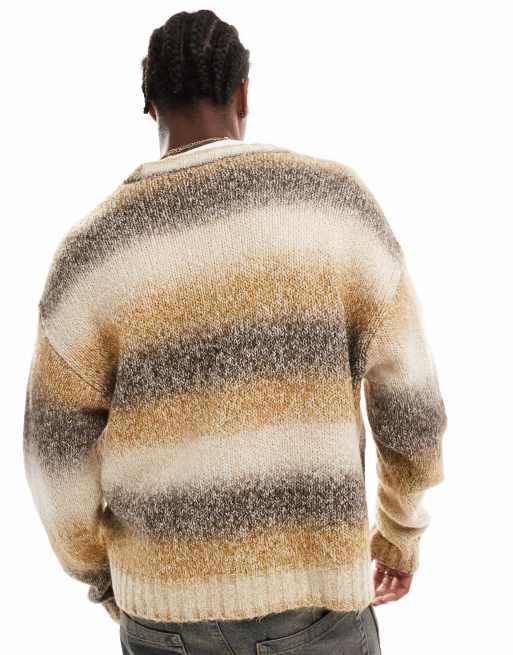 Cotton On - Cardigan squadrato in maglia color latte sfumato, 4 di 4