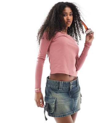 COTTON:ON COTTON ON CARGO DENIM MINI SKIRT 
