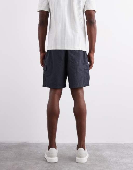 Cotton On cargo shorts in washed black, 3 of 6