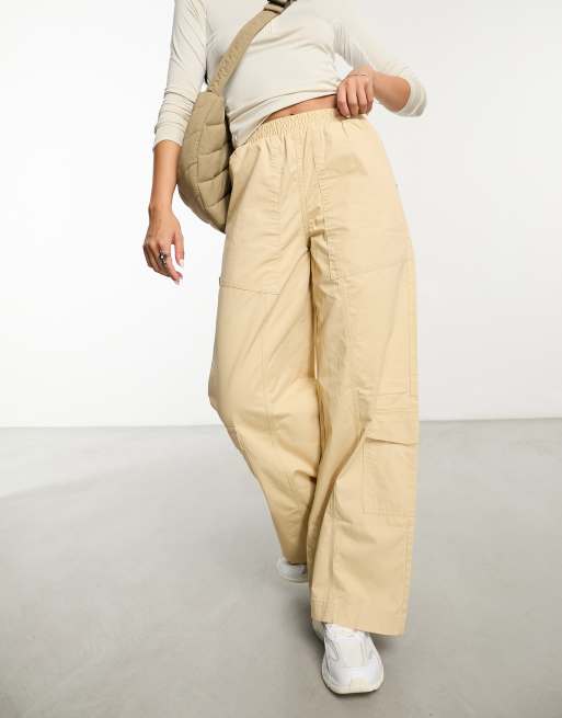 Cotton On cargo trousers in sand