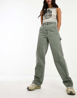 Cotton:On Cotton On carpenter jeans in smokey green