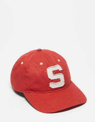 Cotton On - Casquette à 5 empiècements - Rouge