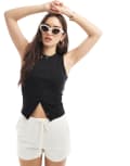 [Cotton:On] Cotton On Charlie button front tank in black S BLACK