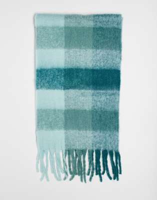 Cotton On Cotton On checked scarf in pineneedle-Green