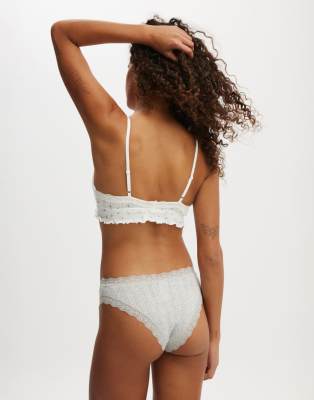 Cotton On Cheeky Briefs In Gray