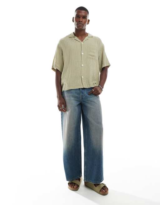 Cotton On Chemise à manches courtes coupe carrée en plumetis