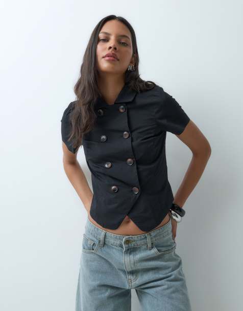 Cotton On chemise trench boutonnée en noir - view 1