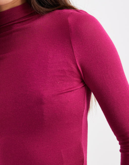 Cotton On – Ciemnobrązowy top termiczny z długim rękawami, 4 z 4