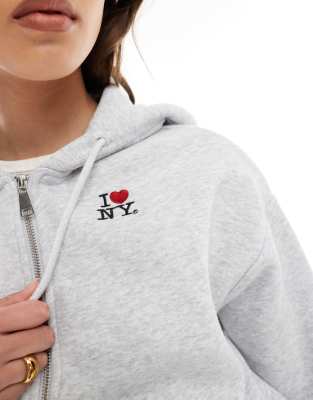 Cotton:on Cotton On Classic Fleece Cropped Zip Up Hoodie
