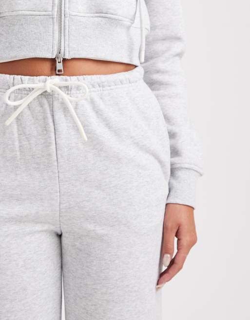 Cotton On – Classic – Fleece-Jogginghose in sanft meliertem Grau, Kombiteil, 2 von 5