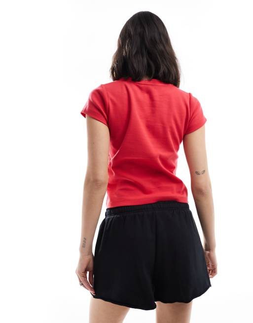 Cotton On classic fleece mini short in black, 2 of 5