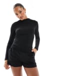[Cotton:On] Cotton On classic fleece mini shorts in black 12 BLACK