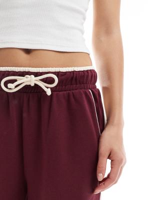 Cotton:on Cotton On Classic Fleece Wide Leg Sweatpants In Brown