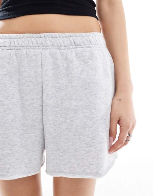 Cotton On - Classic - Gråmelerede minishorts i fleece - Del af sæt, 5 af 5