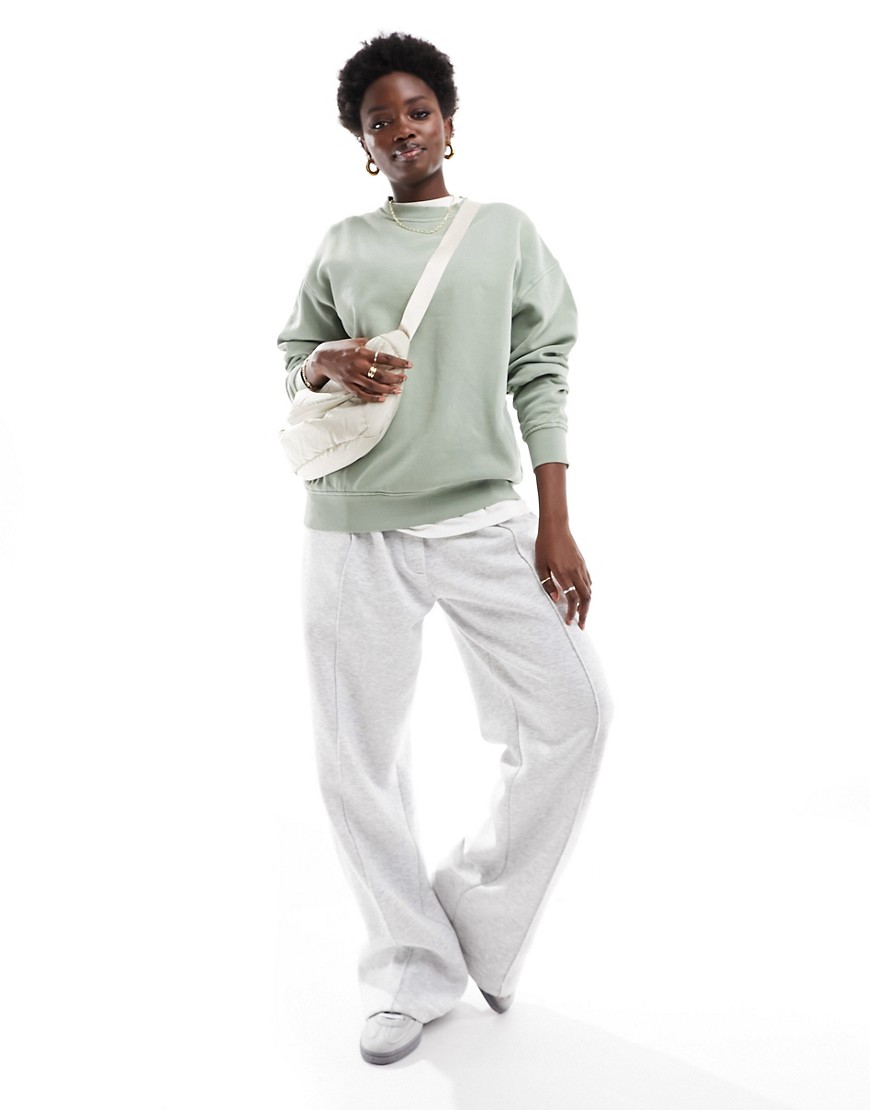 Cotton On classic relaxed sweatshirt in washed sage-Green