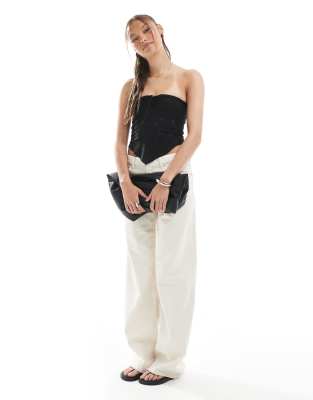 Cotton:on Cotton On Claudia Halter Tube Top In Black