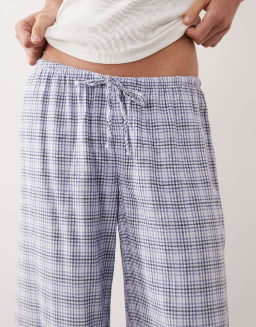 Cotton On – Cloud – Smårutiga, mjuka pyjamasbyxor i flanell, 2 av 4