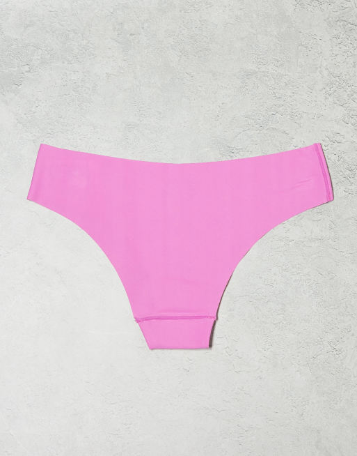 Cotton On - Confezione da 3 perizomi invisibili multicolore con stampa di farfalle , 3 di 4
