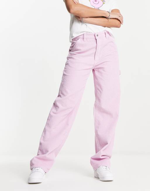 Cotton On cord cargo jeans in pink