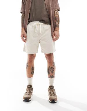Cotton On corduroy easy shorts in ecru
