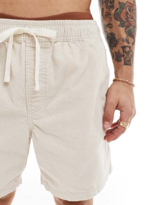 Cotton On corduroy easy shorts in ecru, 3 of 5