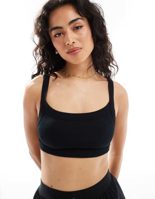 Cotton On cory micro tank top in black