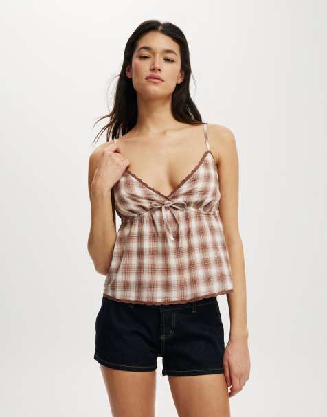Cotton On Cotton lace cami in multi - view 1