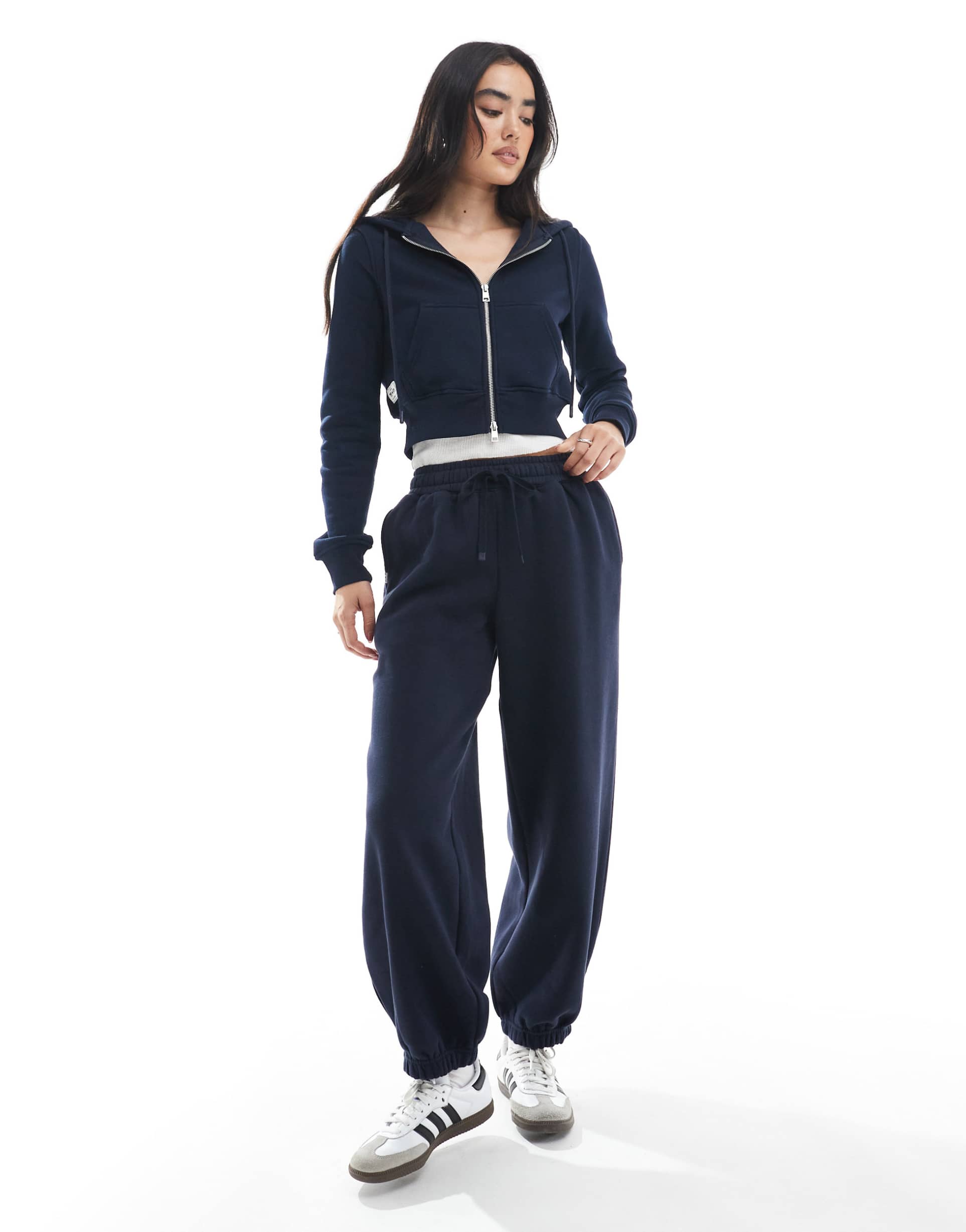 cotton on cozy boyfriend cuffed sweatpants in washed total eclipse - part of a set