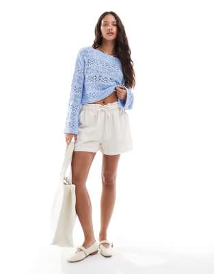 Cotton:on Cotton On Crochet Boatneck Pullover Sweater