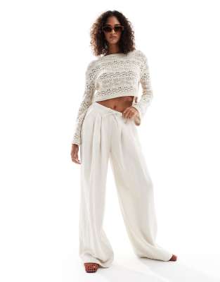 Cotton:on Cotton On Crochet Boatneck Pullover Sweater