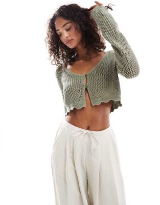 Cotton:on Cotton On Crochet Scallop Cardigan