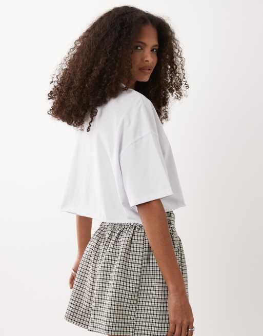 Cotton On crop tee in white, 3 of 4