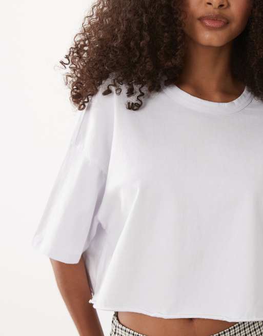 Cotton On crop tee in white, 4 of 4